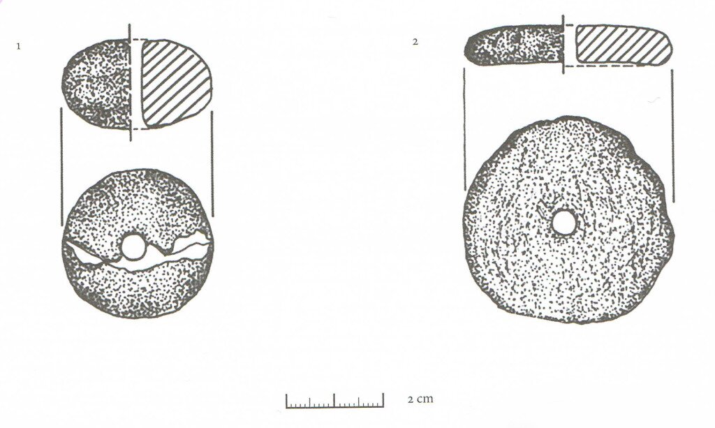 Oksywska culture spindle whorls from "Truso studies" vol 1